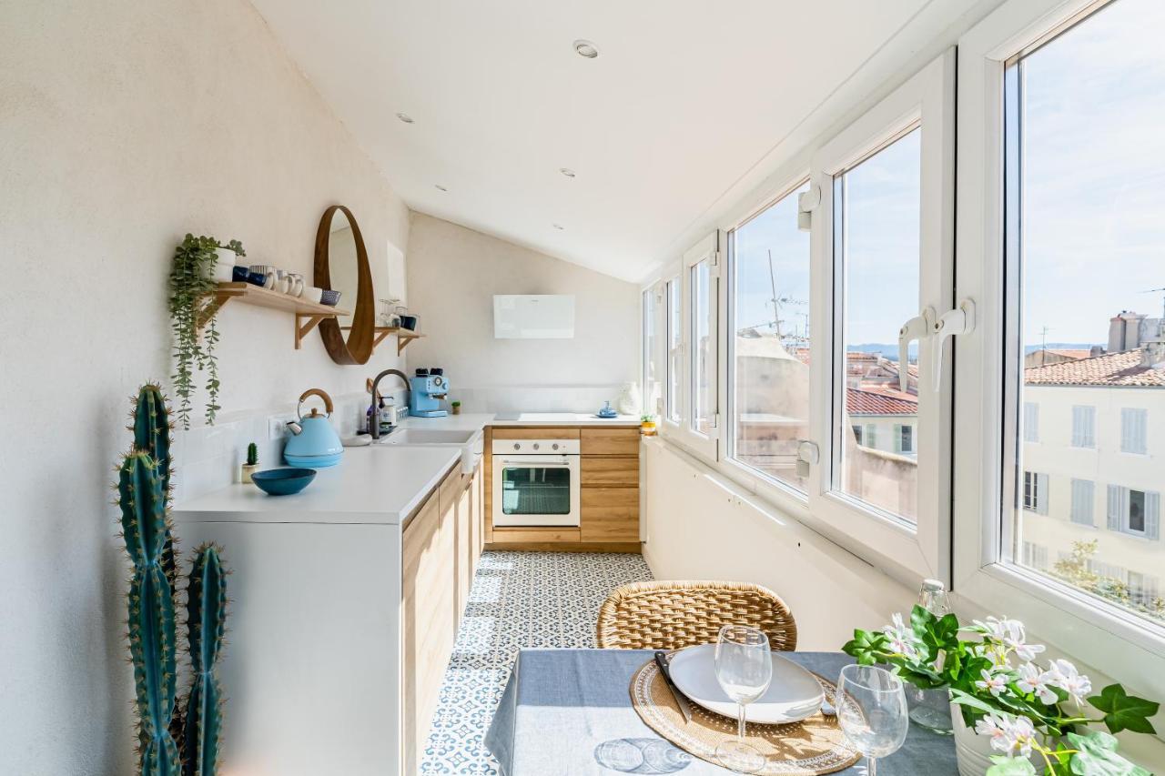 Casa Belvedere - Duplex Atypique Avec Vue Feerique & Parking Souterrain La Ciotat Zewnętrze zdjęcie